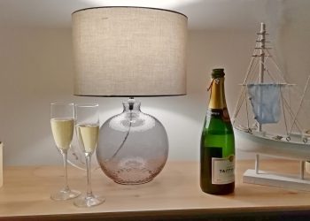 champagne drinks inside apartment