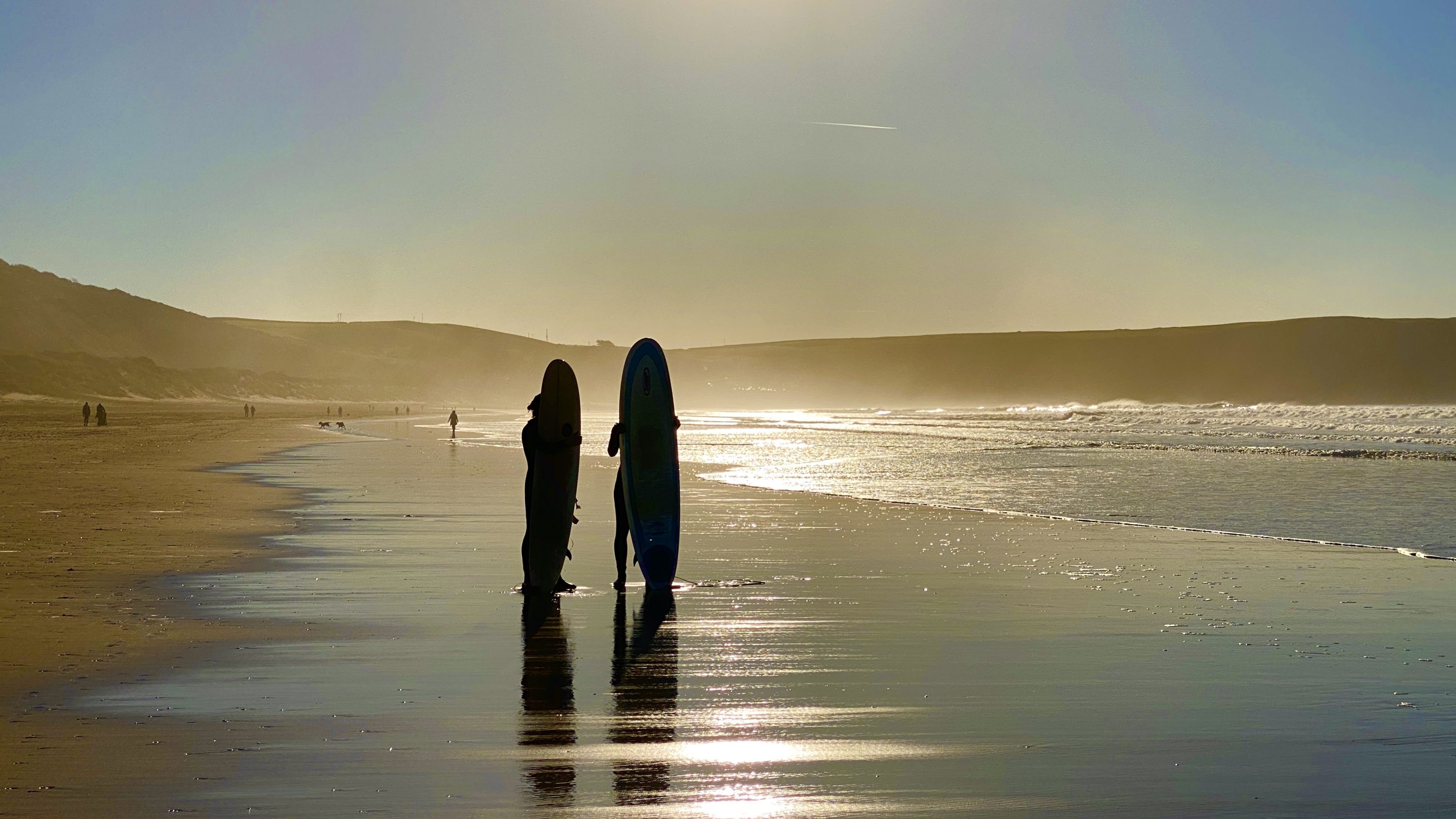 Surfers at Woolacombe