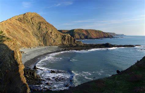 View over a Devon beach