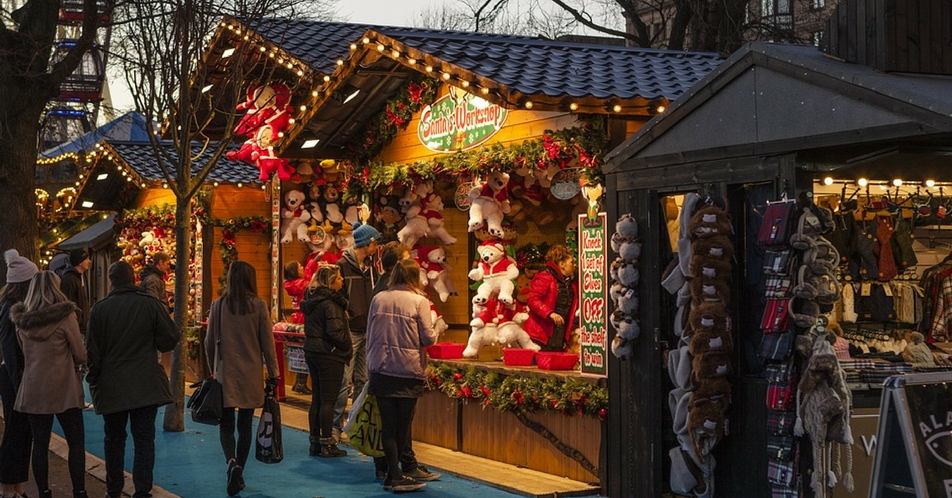 Stall at Braunton Christmas market