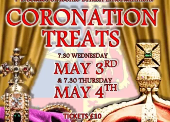 Coronation Treats flyer for event on May 3rd and 4th