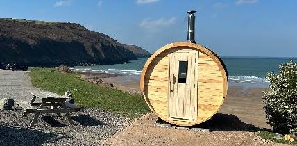 Nick Thorn Surf Sauna at Putsborough